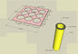 Λαστιχένια κασέτα φίλτρων πολυεστέρα, 0,3 - συνθετικό φίλτρο πετρελαίου 0.5um