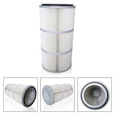 Κασέτα φίλτρων αέρα πολυεστέρα PTFE Spunbond κυλινδρική